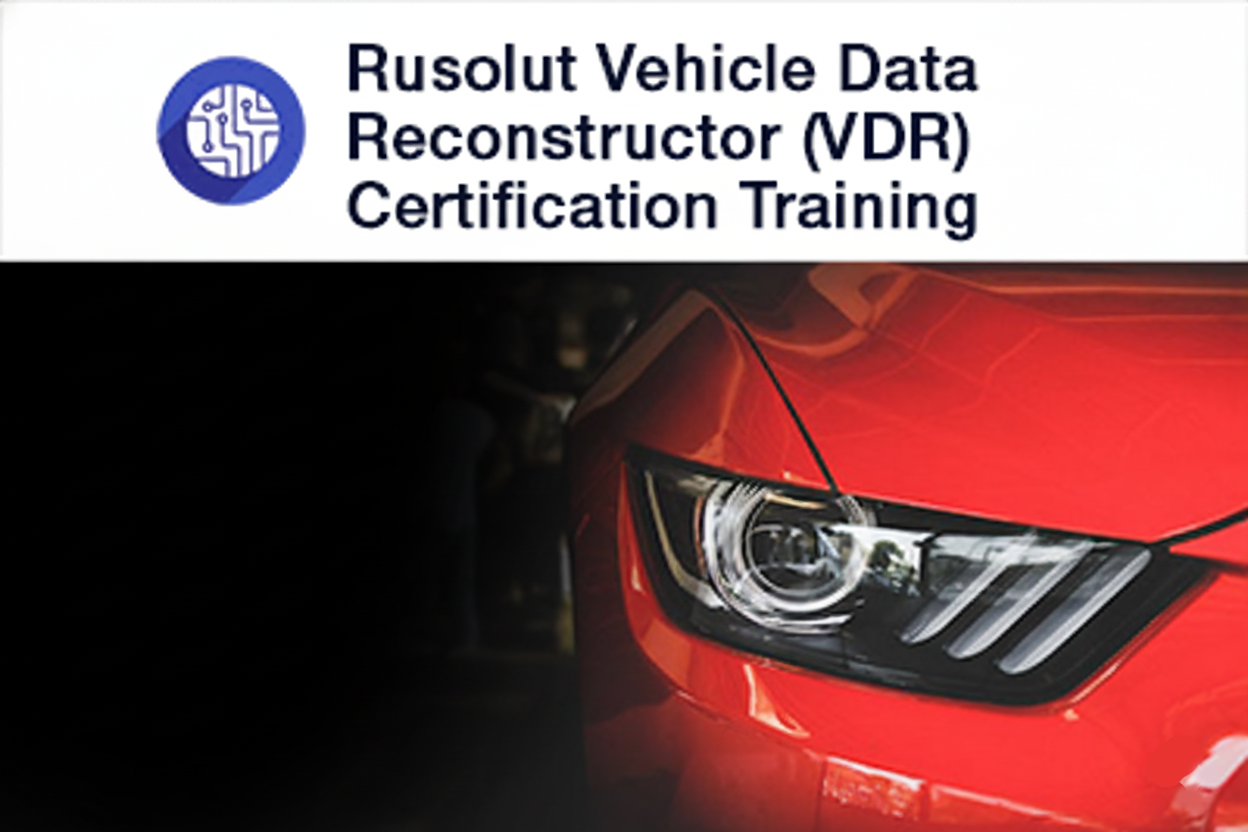 Rusolut Vehicle Data Reconstructor (VDR) Certification Training